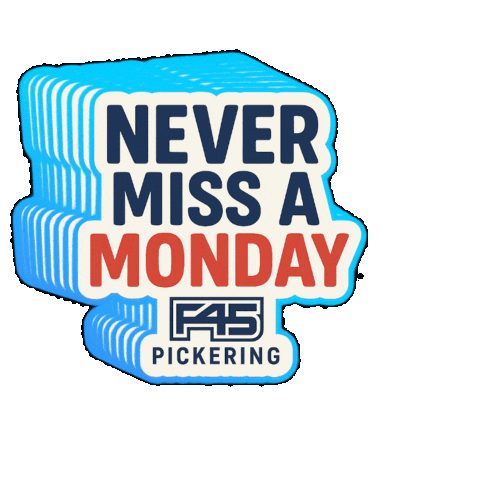 Never Miss A Monday Pickering Sticker by PickeringF45