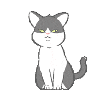 Cat Love Sticker by GORO