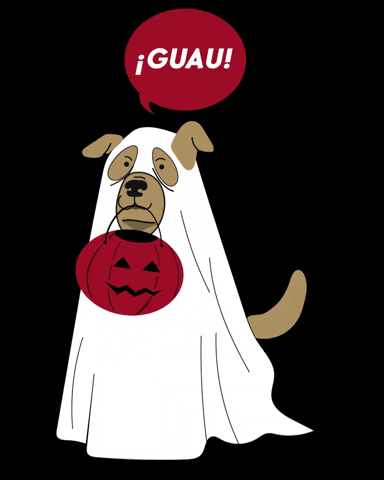 GetsLucky halloween disfraz perritos perroshalloween GIF