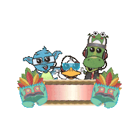 DaniloyChapis gato vaca danilo dinosaurio Sticker