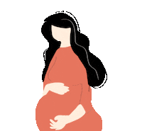 Neddiana mom gif artist pregnant mommy Sticker