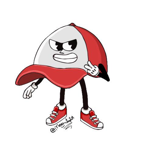 Hip-Hop Cartoon Sticker