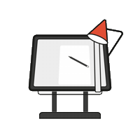 caja-fsm design caja ontwerp cajafsm Sticker