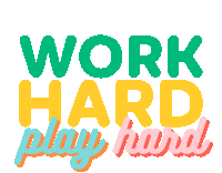 Work Hard Sticker by WE LIKE YOU