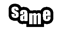 Samesies Sticker