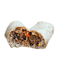 Chidoz burrito mexican food burrito time chidoz Sticker