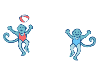 Summer Beach Sticker by Roller Rabbit