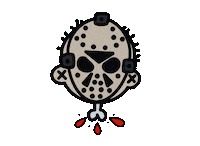 Friday The 13Th Halloween Sticker