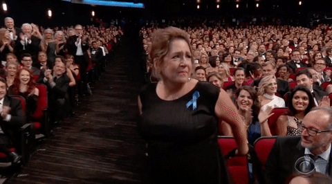 shocked the emmy awards GIF by Emmys