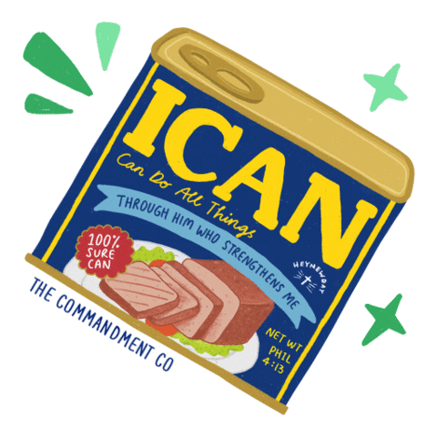 thecommandmentco strength meat i can luncheon Sticker