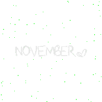 Winter November Sticker