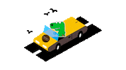 Frolla_lab dinosaur trex molla frollamicrobiscottificio Sticker
