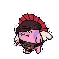 Tired Bean Sticker by LAVIO