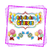 elistorycriativo feliz dia das crianças elistorycriativo dia das crianças Sticker