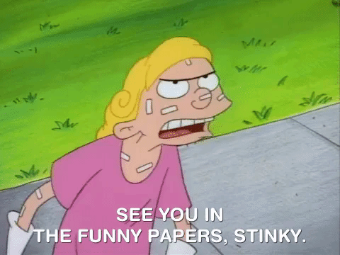 hey arnold nick splat GIF
