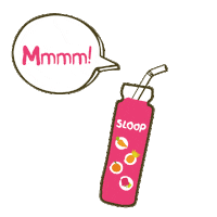 SmutiSloop juice smoothie nfc coldpressed Sticker