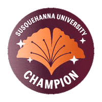 River Hawks Champion Sticker by Susquehanna University
