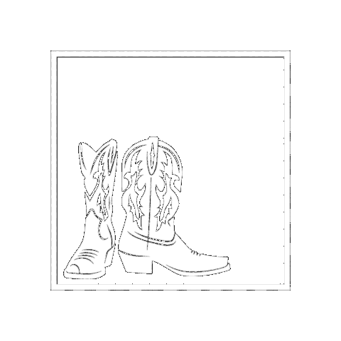 swingnline giphygifmaker dancing white cowboy Sticker