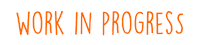 Work In Progress Sticker by Gritty Knits
