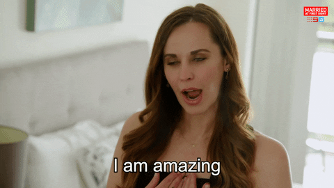I Am Beautiful Reality GIF by Married At First Sight