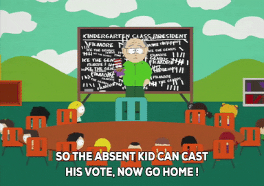 vote cast GIF by South Park 