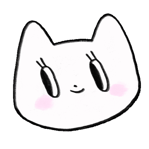 vanil_art giphyupload cat kawaii white Sticker