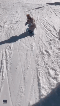 Snow Baby: 15-Month-Old Takes to the Slopes