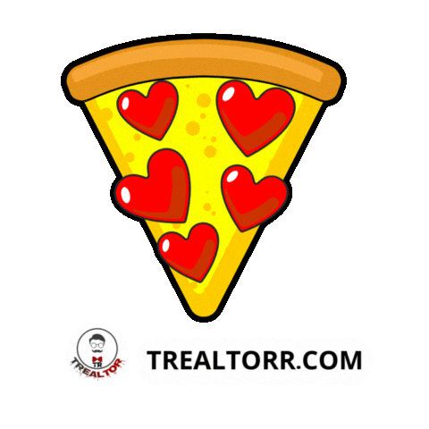 Real Estate Pizza Sticker by Trealtorr
