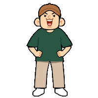 BigmouthStudio laugh stickers johnny hehehe Sticker