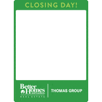 Closing Real Estate Sticker by Better Homes and Gardens Real Estate Thomas Group