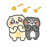 Shooting Star Cat Sticker