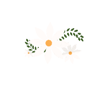 Flower Leaf Sticker