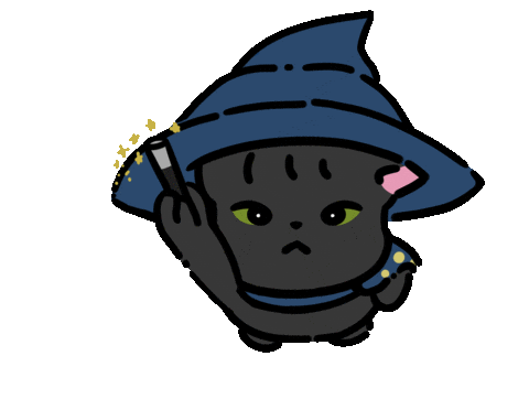 Cat Magic Sticker