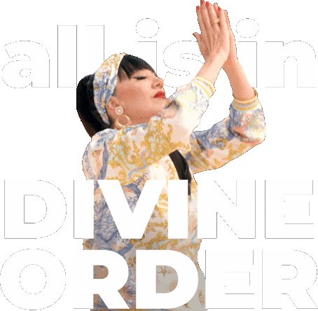 Diva Pray Sticker by Ingrid Arna