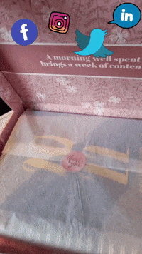 Social Media Manager Stationery GIF by Milly Fyfe