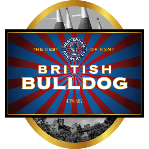 westerhambrew giphyupload bulldog brewery blur GIF