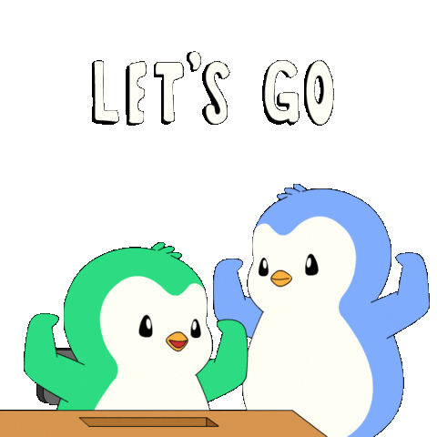 Happy Lets Go Sticker by Abster