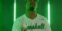 Baseball Ball GIF by Marshall University Athletics