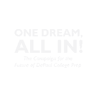 depaulcollegeprep allin dcp onedream depaulprep Sticker