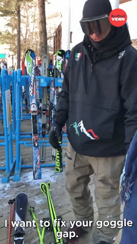 Goggle gap