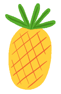 Fruit Pineapple Sticker