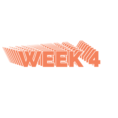 Week 4 Sticker by Stef Moss