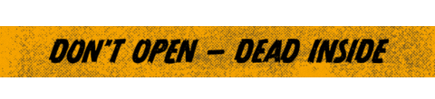Halloween Warning Sticker