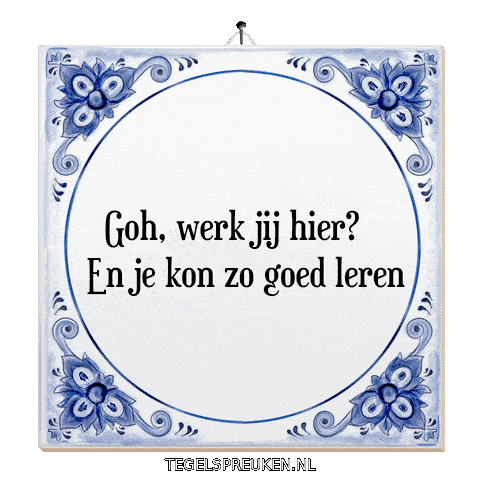 Wijsheid Troost Sticker by Tegelspreuken.nl