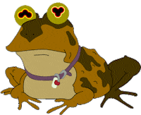 Frog Futurama Sticker
