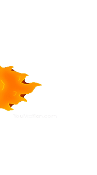 Animation Fire Sticker by youmotion.com