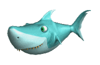 3D Swimming Sticker