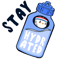 Stay Hydrated Summer Time Sticker by Pudgy Penguins