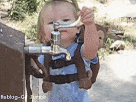 baby water GIF