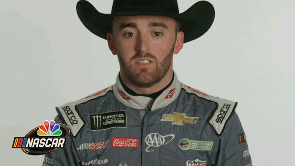 confused austin dillon GIF by NASCAR on NBC